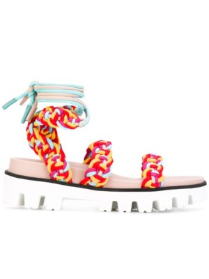 Red Valentino Gewebte Sandal sneakers (geel)