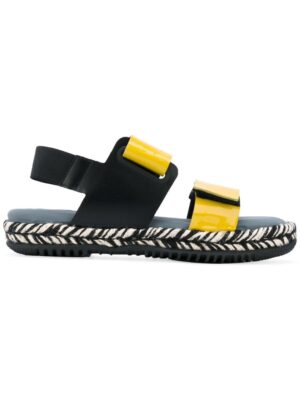 Marni 'Fussbett' Sandal sneakers (zwart)