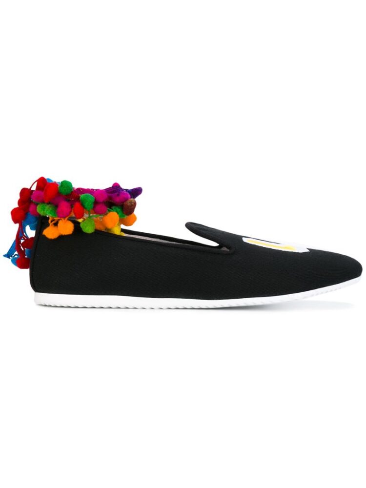 Joshua Sanders Slipper mit Bommel sneakers (zwart)