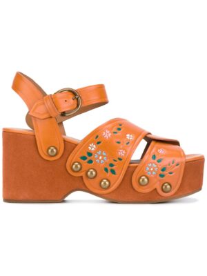 Marc Jacobs 'Wildflower' Wedge-Sandal sneakers (geel)