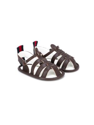 Gucci Kids Sandalen mit Riemch sneakers (bruin)