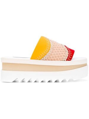 tella McCartney Bestickte Flatform-Pantolett sneakers (overige kleuren)