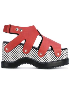 Proenza Schouler Sandalen mit Plateausohl sneakers (rood)