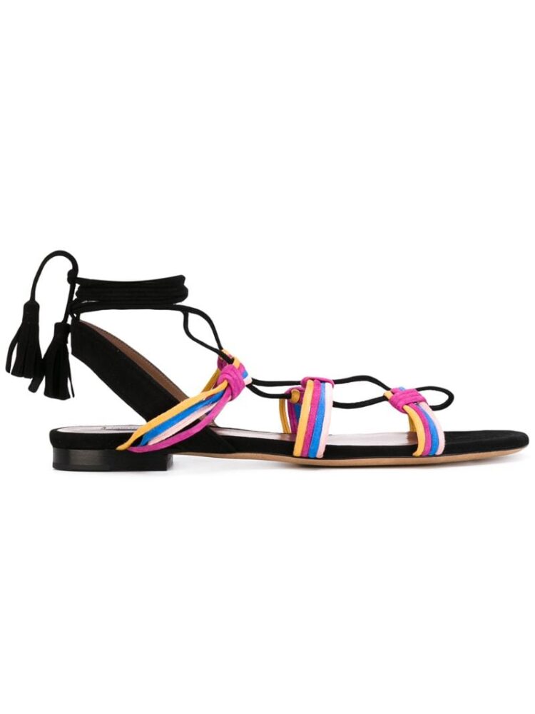 Tabitha Simmons Sandalen mit Knotendetail sneakers (zwart)