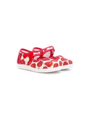 Monnalisa Sandalen mit Erdbeer-Print sneakers (rood)