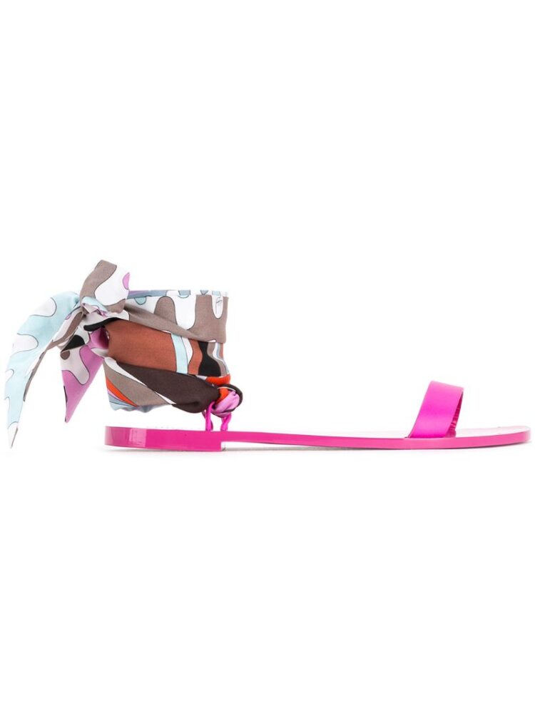 Emilio Pucci Sandalen mit Print sneakers (paars)