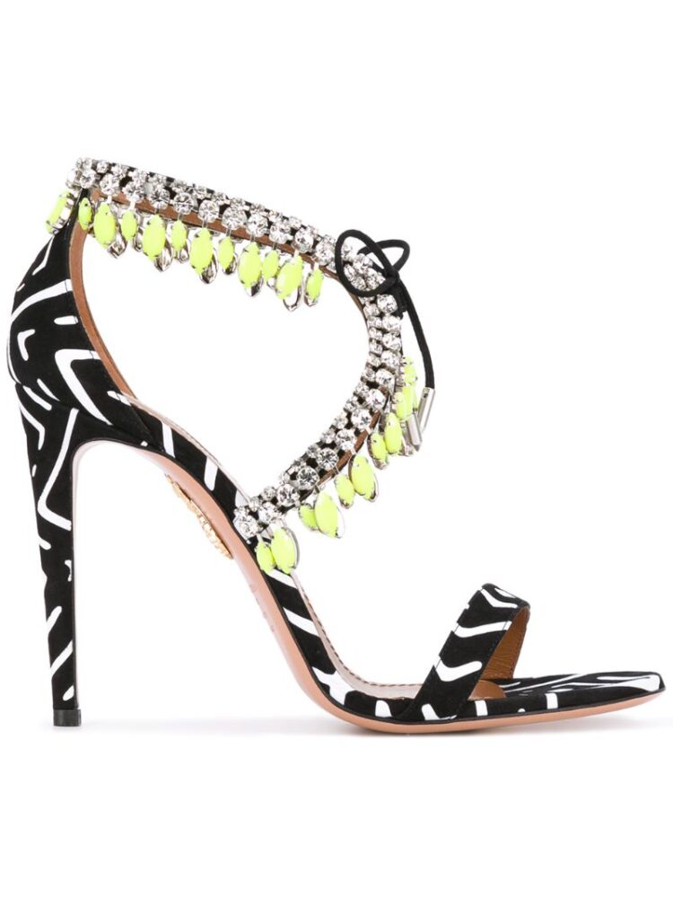 Aquazzura 'Milla' Sandal sneakers (zwart)