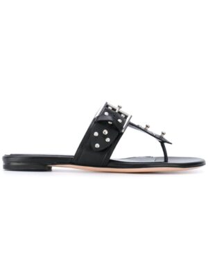 Alexander McQueen 'Hobnail' Sandal sneakers (zwart)