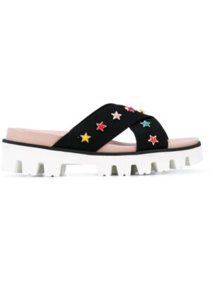 Red Valentino Sandalen mit St sneakers (zwart)