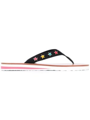 Red Valentino Flip-Flops mit St sneakers (zwart)