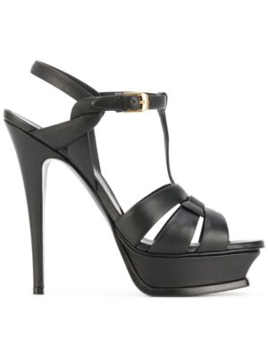 int Laurent 'Tribute' Plateau-Sandal sneakers (zwart)