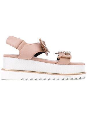 uecomma Bonnie Verzierte Flatform-Sandal sneakers (overige kleuren)