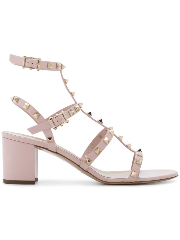 Valentino Valentino Garavani 'Rockstud' Sandalen in Gitteropti sneakers (paars)