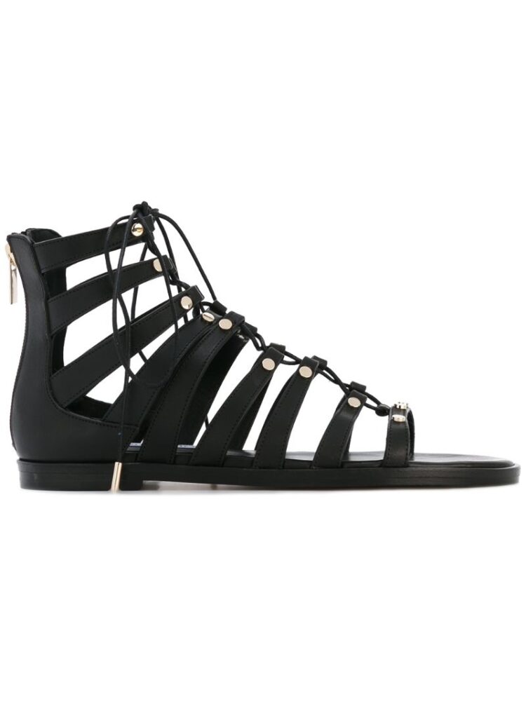 Jimmy Choo 'Gigi' Römersandal sneakers (zwart)