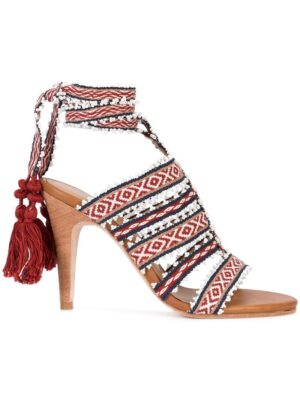 Ulla Johnson 'Sabina Tribal' Sandal sneakers (rood)