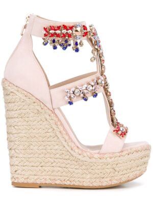 Elie Saab Wedge-Sandalen mit Applikatio sneakers (overige kleuren)