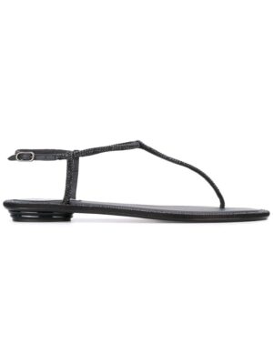 René Caovilla Sandalen mit T-Riem sneakers (zwart)