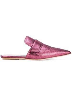 Marni 'Rising Sabot' Metallic-Mul sneakers (paars)