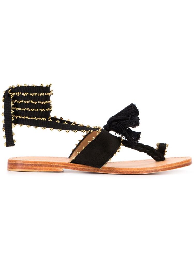 Ulla Johnson 'Zandra' Sandal sneakers (zwart)