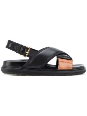 Marni Klassische 'Fusbet' Sandal sneakers (zwart)