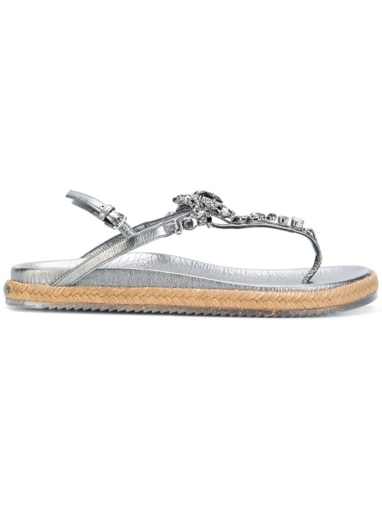 Jimmy Choo 'Neal' Sandalen mit Zehenriem sneakers (zwart)