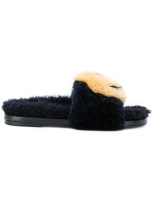 Anya Hindmarch Pantoletten mit Shearling und Nerz-Besatz sneakers (overige kleuren)