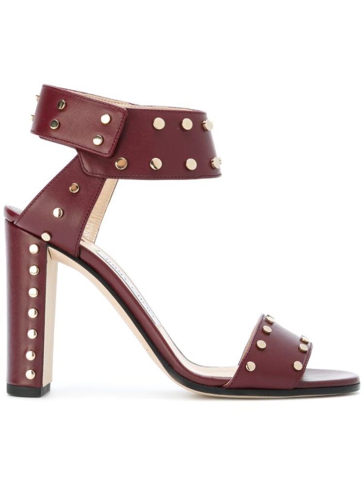 Jimmy Choo studded Veto sandal sneakers (rood)