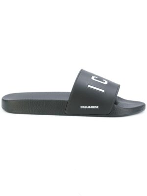 Dsquared2 Icon pool slid sneakers (zwart)