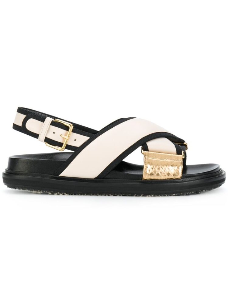 Marni Sandalen mit Kontrasteinsatz sneakers (overige kleuren)