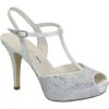 Leonardo Shoes S2710 SATIN BIANCO T 2693P F LUCY