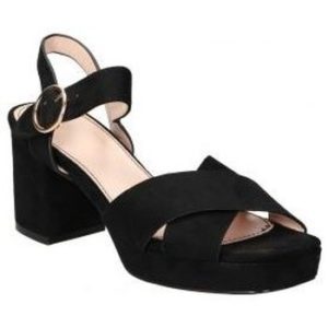 Chika 10 SANDALIAS CHK10 FLORA 03 MODA JOVEN NEGRO