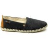 Verbenas HEREN espadrille TRAVIS. zwart