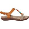 Amarpies SANDALIAS ABZ17058 MODA JOVEN MARRON