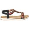 Amarpies SANDALIAS ABZ17028 MODA JOVEN NEGRO