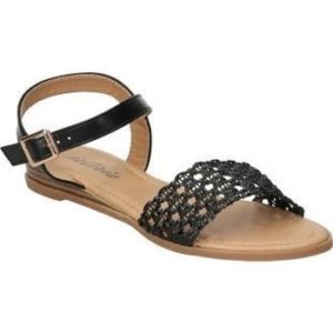 Isteria SANDALIAS 20099 MODA JOVEN NEGRO