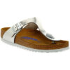 Birkenstock GIZEH SFB METALLIC SILVER CALZ N