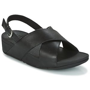 FitFlop LULU CROSS BACK-STRAP SANDALS - LEATHER