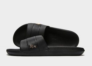 Lacoste Croco Slippers Heren (Black)