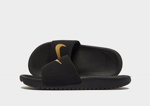 Nike Kawa Slippers Kinderen (Black/Gold)