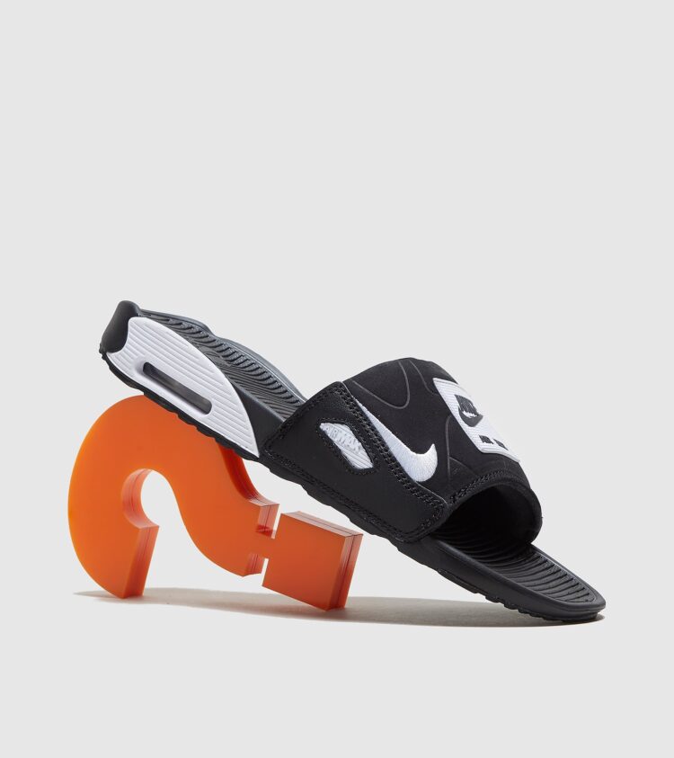 Nike Air Max 90 Slides (zwart)